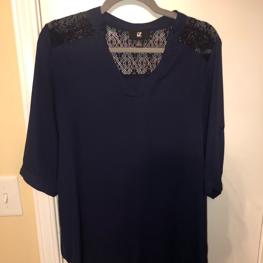 Navy blouse